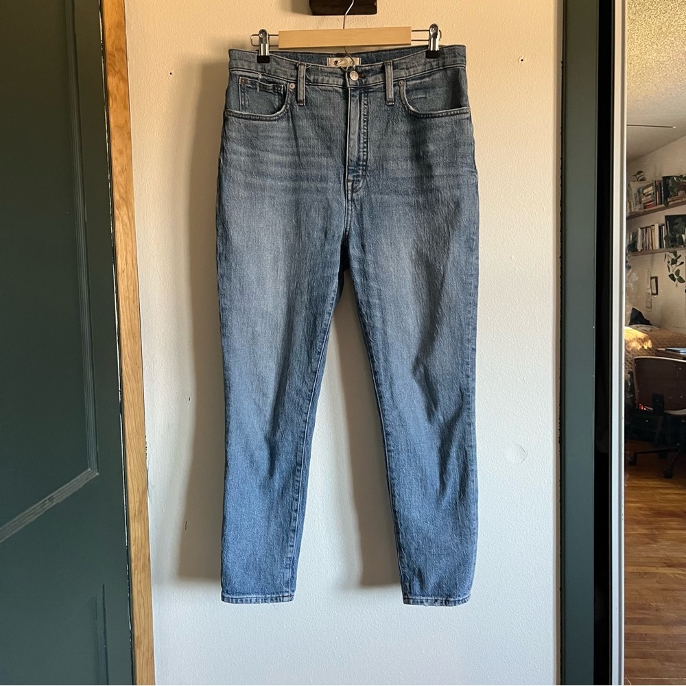 Madewell 11” High Rise Skinny Crop Jeans Size 30